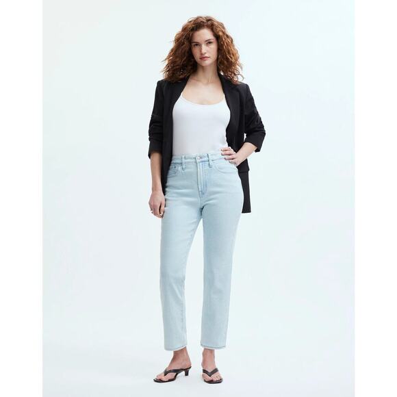 MADEWELL The Curvy Perfect Vintage Jean Chesthunt Wash Size 25 Light Wash - Picture 1 of 10